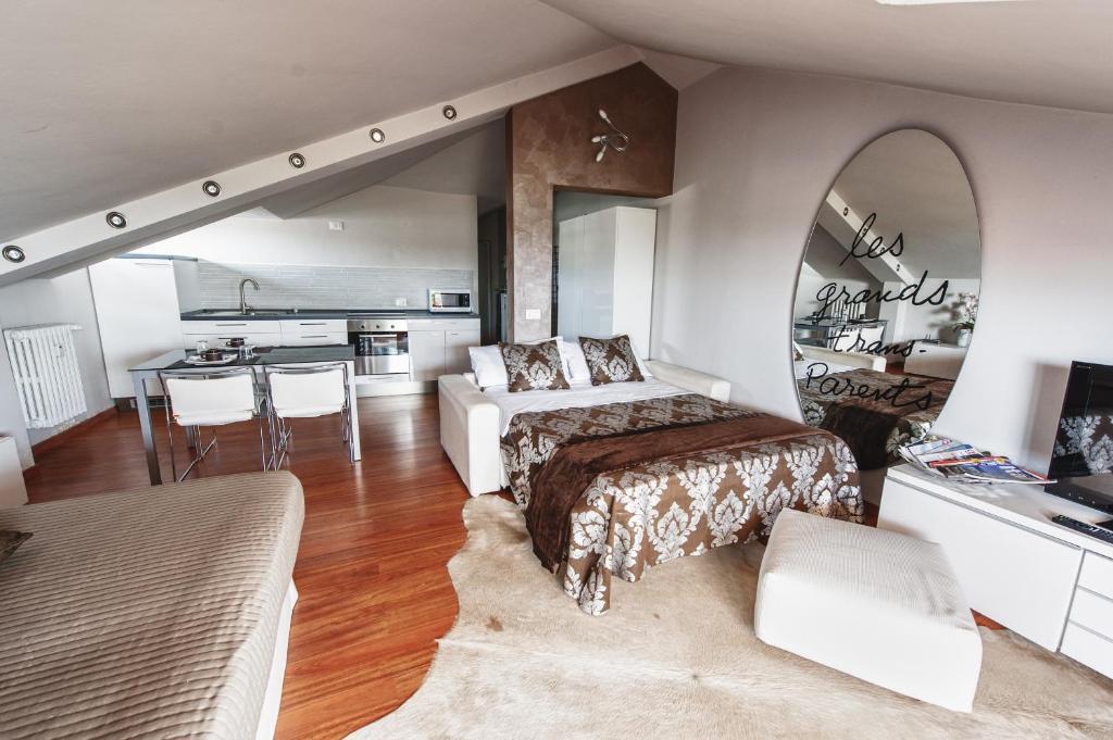 Apartmán Cute & Cozy Terrace Bergamo Pokoj fotografie
