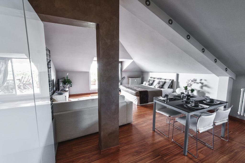 Apartmán Cute & Cozy Terrace Bergamo Pokoj fotografie